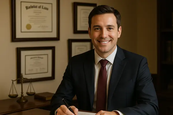 a young lawyer smiling at the camera from Houston Lemon Law Lawyer A in Houston, TX - consumer Protection Lawyer