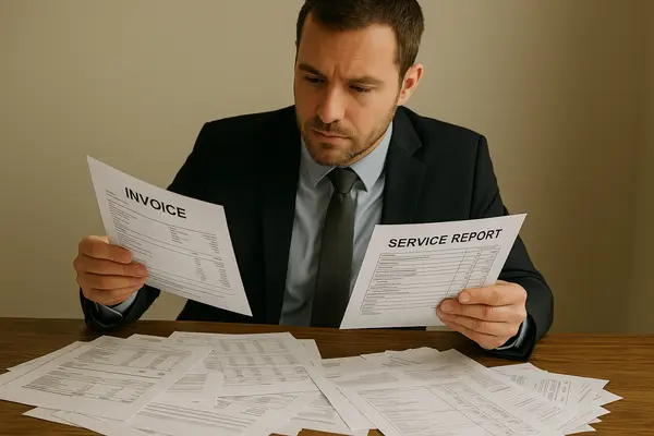 A lawyer seating at his office reading legal documents from Houston Lemon Law Lawyer A in Pearland, TX - Pearland TX
